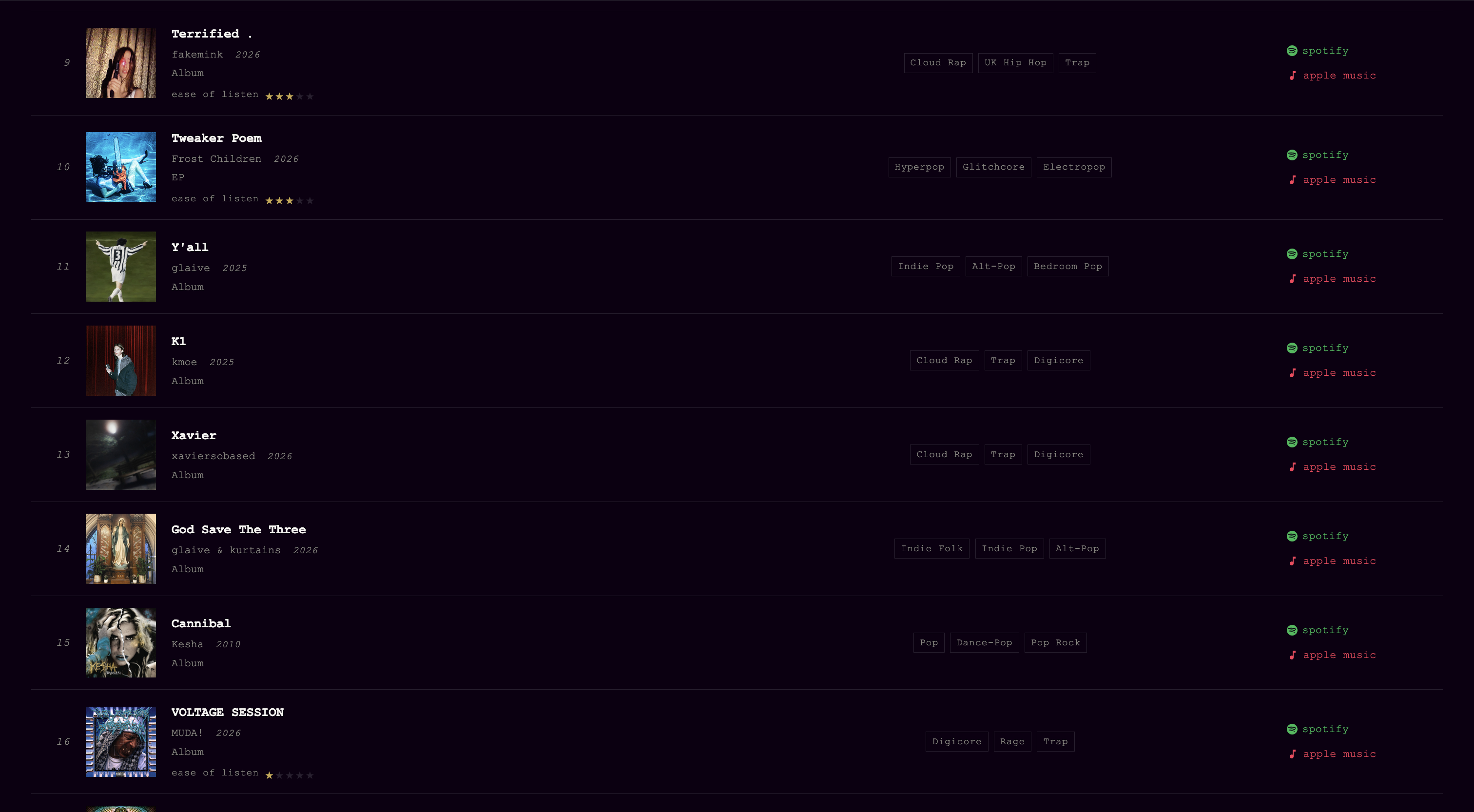 main page at a random point